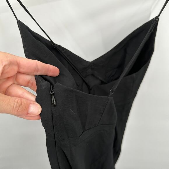 MADEWELL NWT The Layton Midi Slip Dress in Black // 2 - Picture 15 of 16